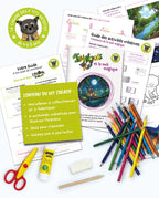 Kit Créatif Enfant à imprimer | La nuit | Activité sans écran 4-5 ans