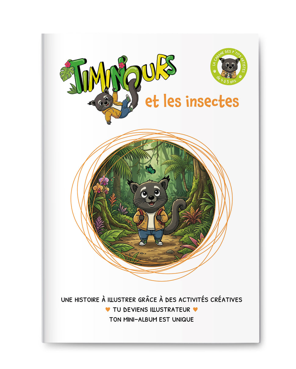 Kit Créatif Enfant à imprimer | Les Insectes | Activité sans écran 4-5 ans
