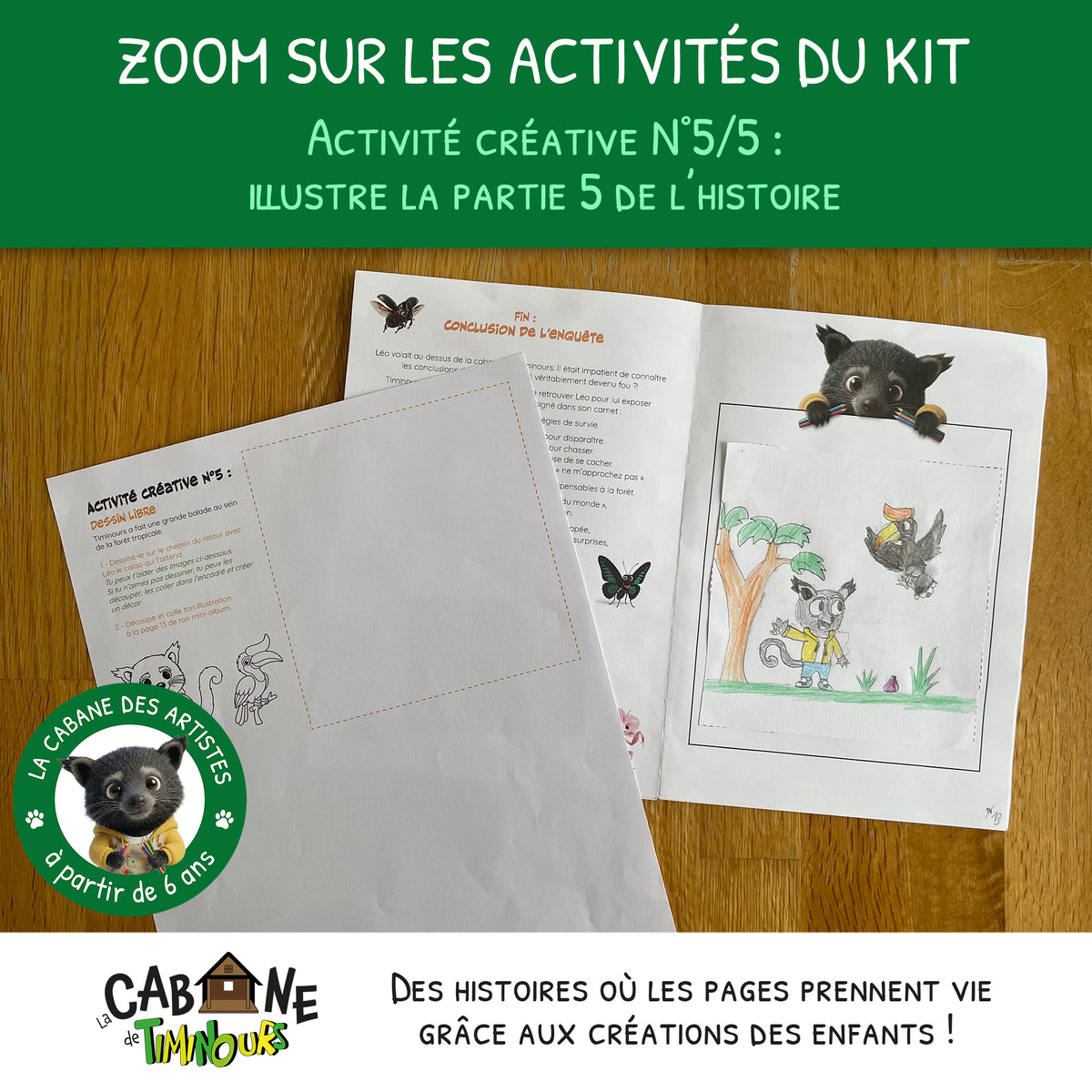 Kit Créatif Enfant à imprimer | Les insectes | Activité sans écran à partir de 6 ans