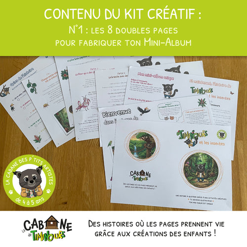 Kit Créatif Enfant à imprimer | Les Insectes | Activité sans écran 4-5 ans