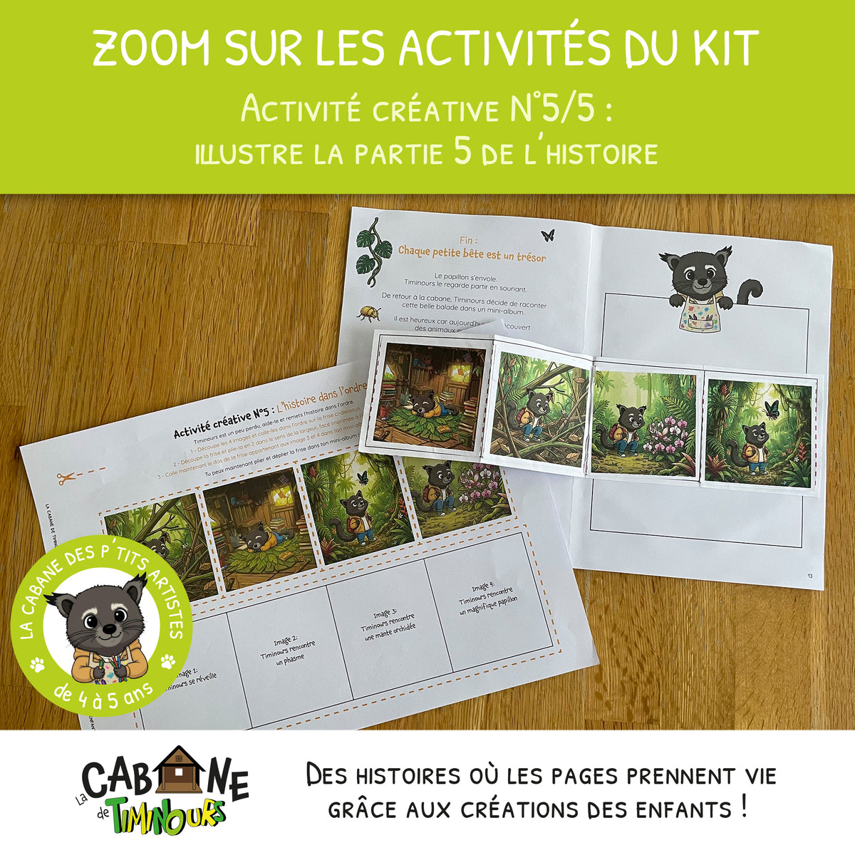 Kit Créatif Enfant à imprimer | Les Insectes | Activité sans écran 4-5 ans