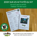 Kit Créatif Enfant à imprimer | La Nuit | Activité sans écran à partir de 6 ans