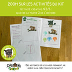 Kit Créatif Enfant à imprimer | La nuit | Activité sans écran 4-5 ans